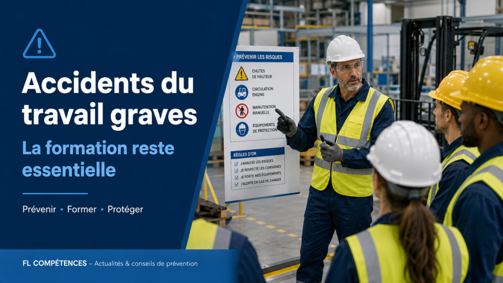 Accidents du travail graves : pourquoi la formation reste essentielle